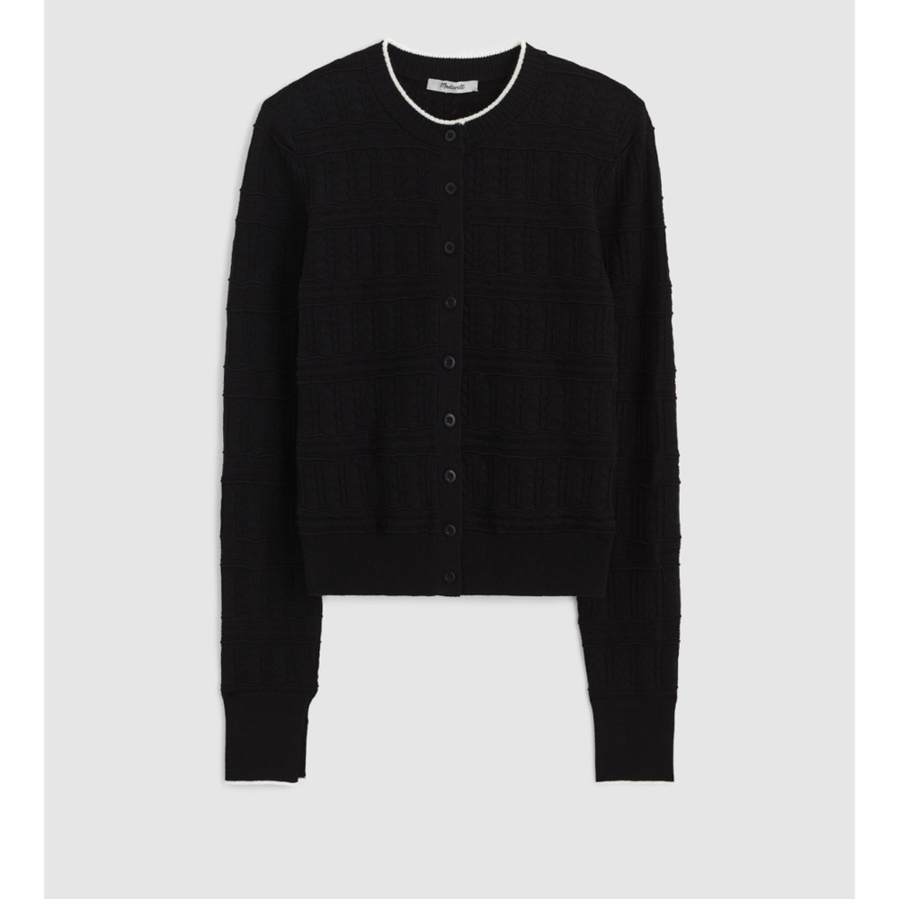 Madewell Pointelle-Stitch Cardigan